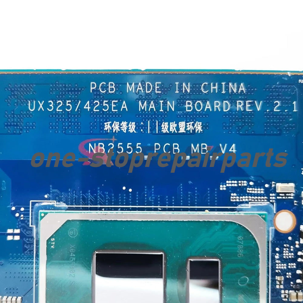 For ASUS ZenBook 14 13 UX425EA Motherboard UX325EA I5 I7 11th CPU and 8GB RAM 100% Test Ok U4700EA U3700EA BX425E UX325/425EA ASUS laptop repair parts