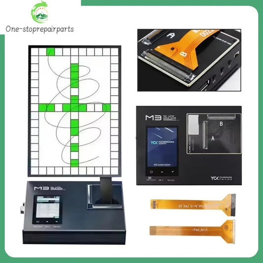 YCX M3 LCD Screen Tester OLED Screen 3D Touch Testing Image Playback Test Repair Testing Tool For Macbook iPad Repair Professional Repair Tools