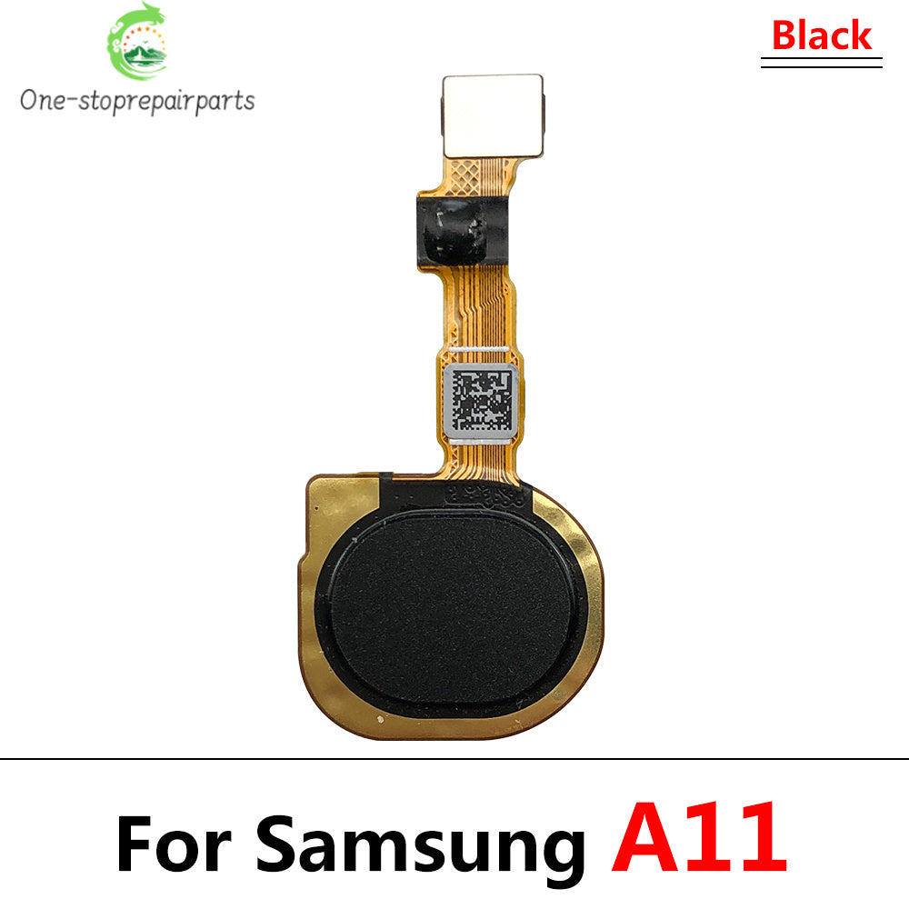 Fingerprint Scanner For Samsung A11 A31 A51 A71 A20 A30 A40 A50 A70 Home Button Fingerprint Menu Return Key Sensor Flex Cable Samsung phone repair parts