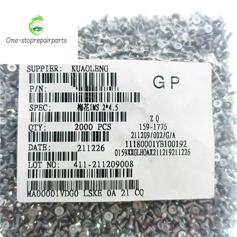 NEW ORIGINAL Laptop Bottom Cover Case Screw for DELL XPS 13 7390 9310 9315 2 in 1 Dell laptop repair parts