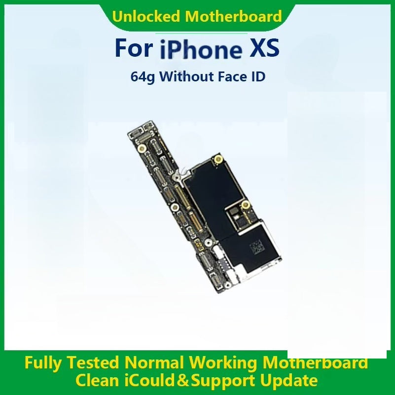 100%Working Mainboard For iPhone X/XR/XS Max With Face ID Fully Tested Cleaned iCloud And Unlocked Motherboard Fast Shipping  iPhone phone repair parts
