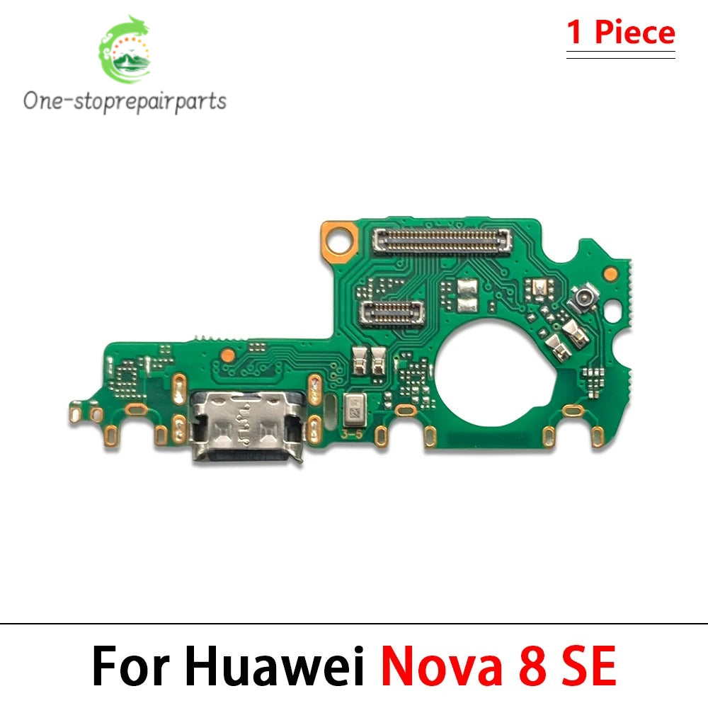 New For Huawei Nova 7 8  Se 9 10 Pro 5G Dock Connector Micro USB Charger Charging Port Flex Cable Microphone Board Huawei phone repair parts