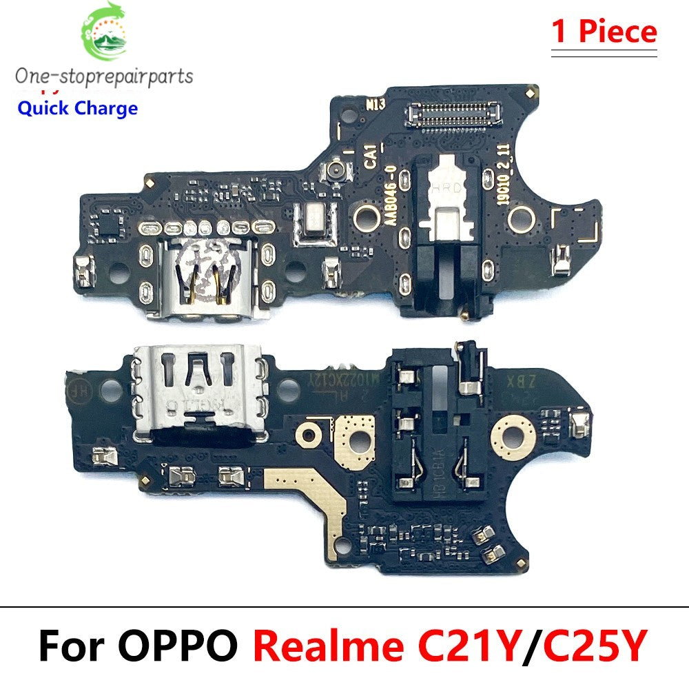USB Charger Charging Dock Port Connector Flex Cable For OPPO Realme C31 C25 C35 C55 C65 C51 C61 C71 C53 C63 C73 C67 C21 4G 5G Realme phone repair parts