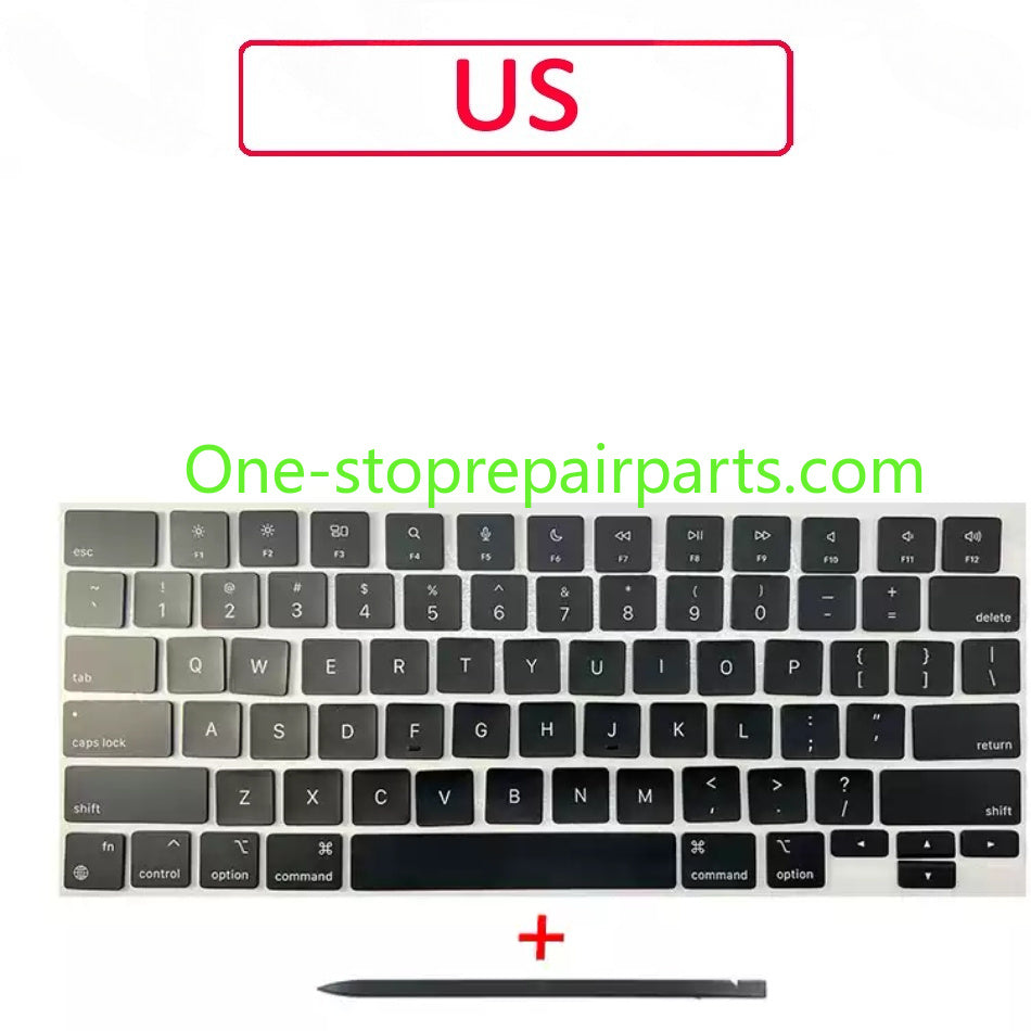 Laptop A2681A3113 A2941 A3114 Keys Keycaps for Macbook Air M2 M3 Retina 13.6" 15.3" Key Cap Keyboard Repair Black Blue Macbook repair parts