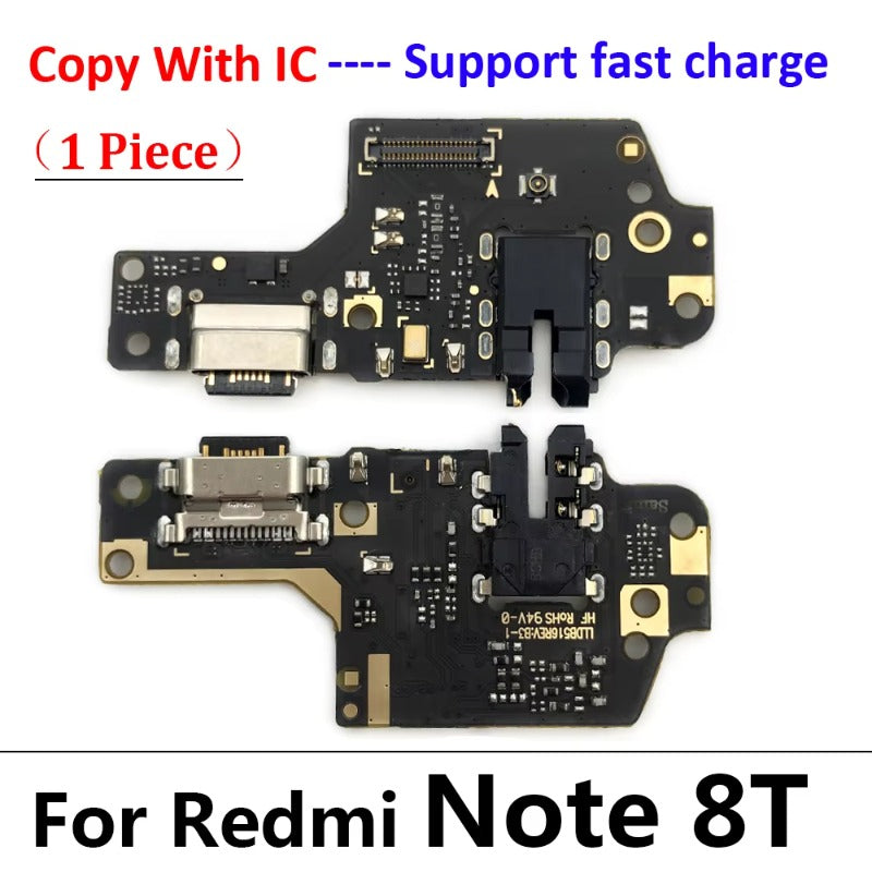 10Pcs USB Charge Port Dock Connector Charging Board Flex Cable For Xiaomi Poco X3 Pro M3 Redmi Note 7 8 8T 9S 9 10 10s Pro 9C 9A  Xiaomi  Xiao mi phone repair parts