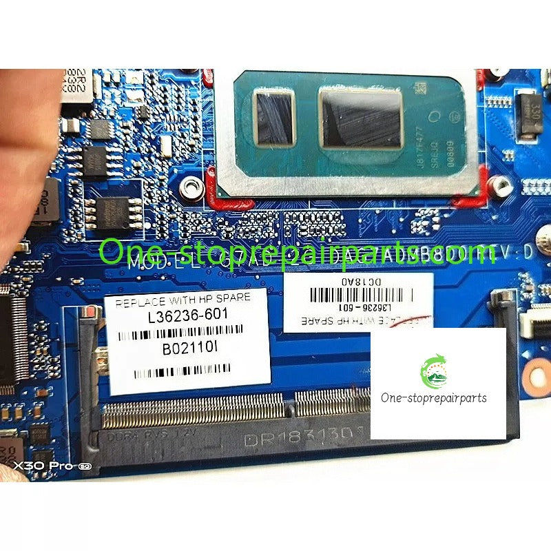 Motherboard for HP 14-CE TPN-Q207 L36236-601 DAG7ADMB8D0 SRFFX I5-8265U  I5-1035G I7-8565U I5-8250U main system board
