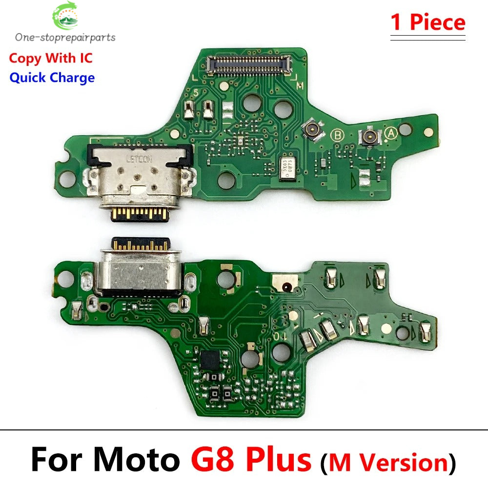 10Pcs/Lot, Dock Connector Micro USB Charger Charging Port Flex Cable Microphone Board For Moto G4 G5 G9 G8 G7 G6 Play Plus Power Motorola phone repair parts