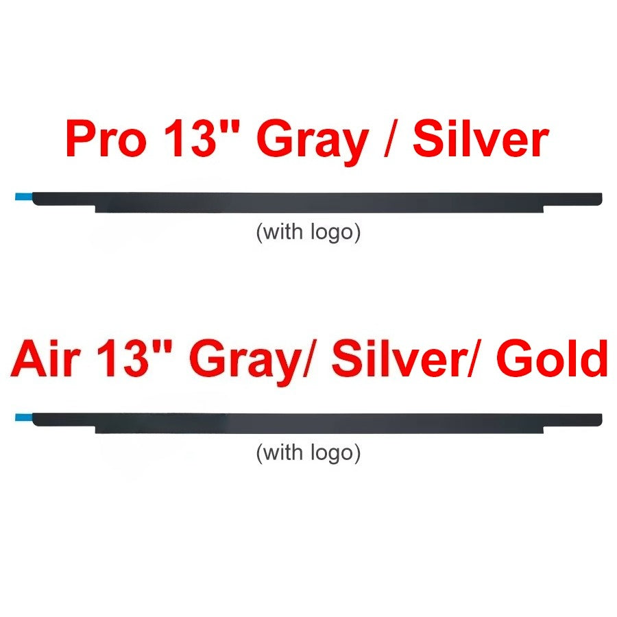 Genuine New Gray Silver LCD Screen Glass Trim Logo Bezel Front Cover for MacBook Pro Air A1932 A2179 A2251 A2289 A2337 A2338 Macbook repair parts