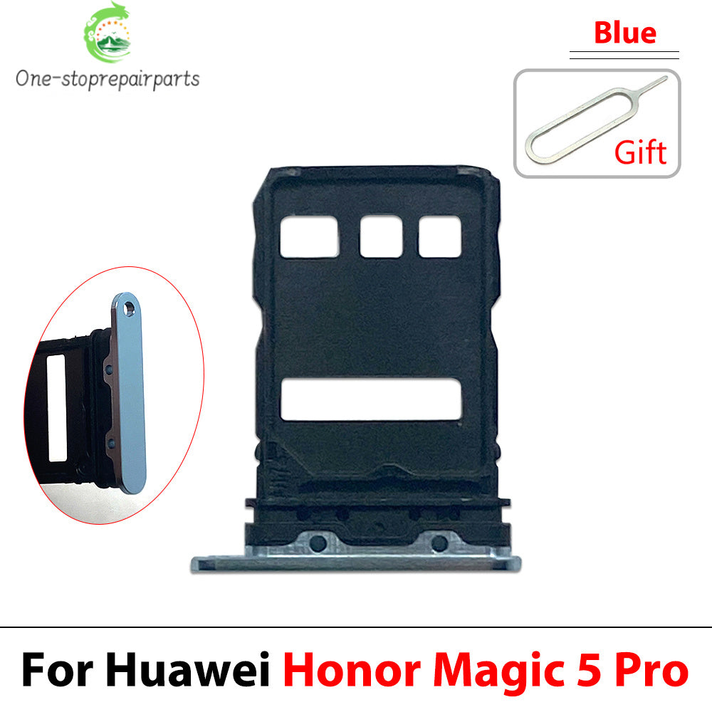 New Micro Nano SIM Card Holder Tray Slot Holder Adapter Socket For Huawei Honor Magic 4 5 6 Pro Lite 4G 5G Huawei phone repair parts
