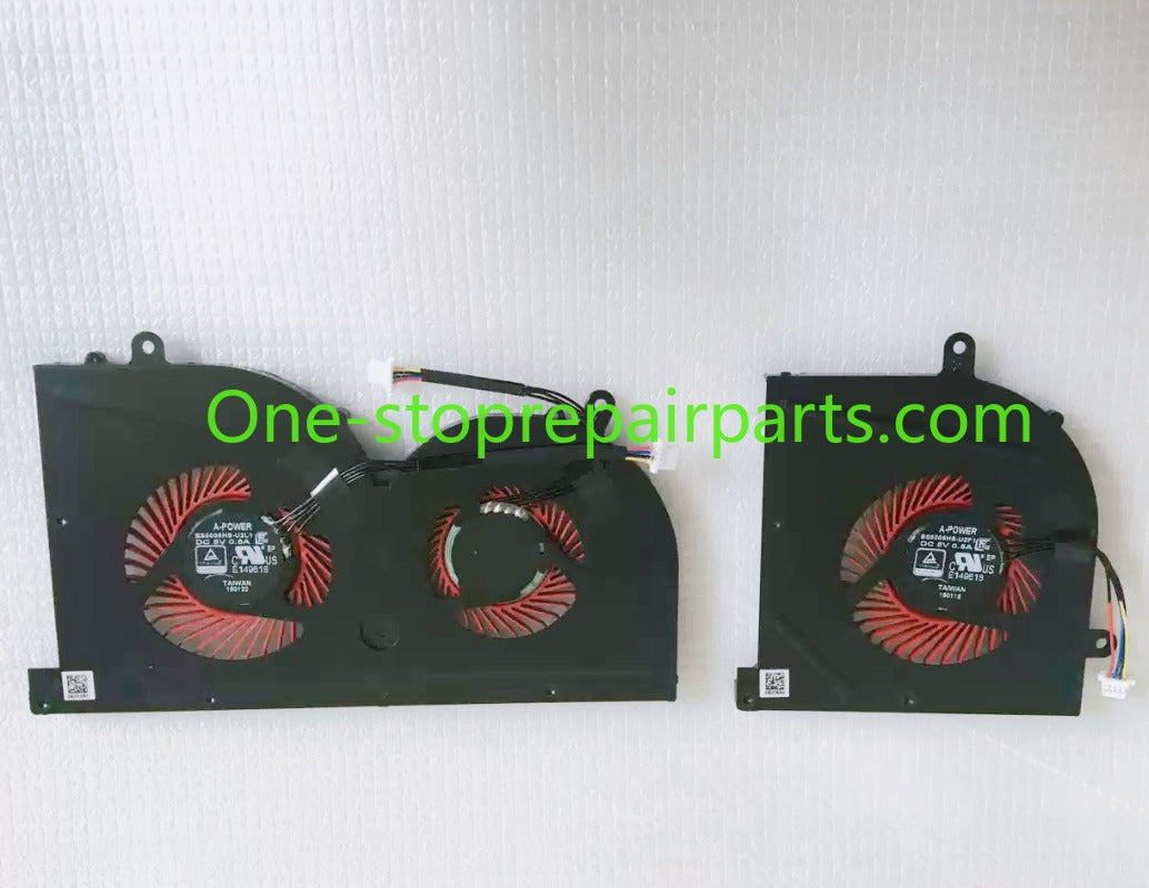 CPU GPU Cooling Fan for MSI GS63VR GS73VR GS62 MS-16K2/16K3/16K4/16K5/17B2 cooler fans