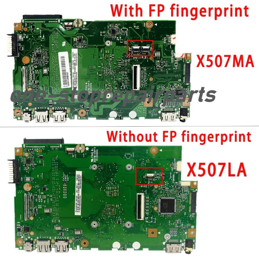 X507MA Laptop Motherboard For ASUS X507LA F507MA X507M A507M R507M X507L Mainboard W/ N4000 N5000 I3 I5 I7-5th CPU 100% Working ASUS laptop repair parts