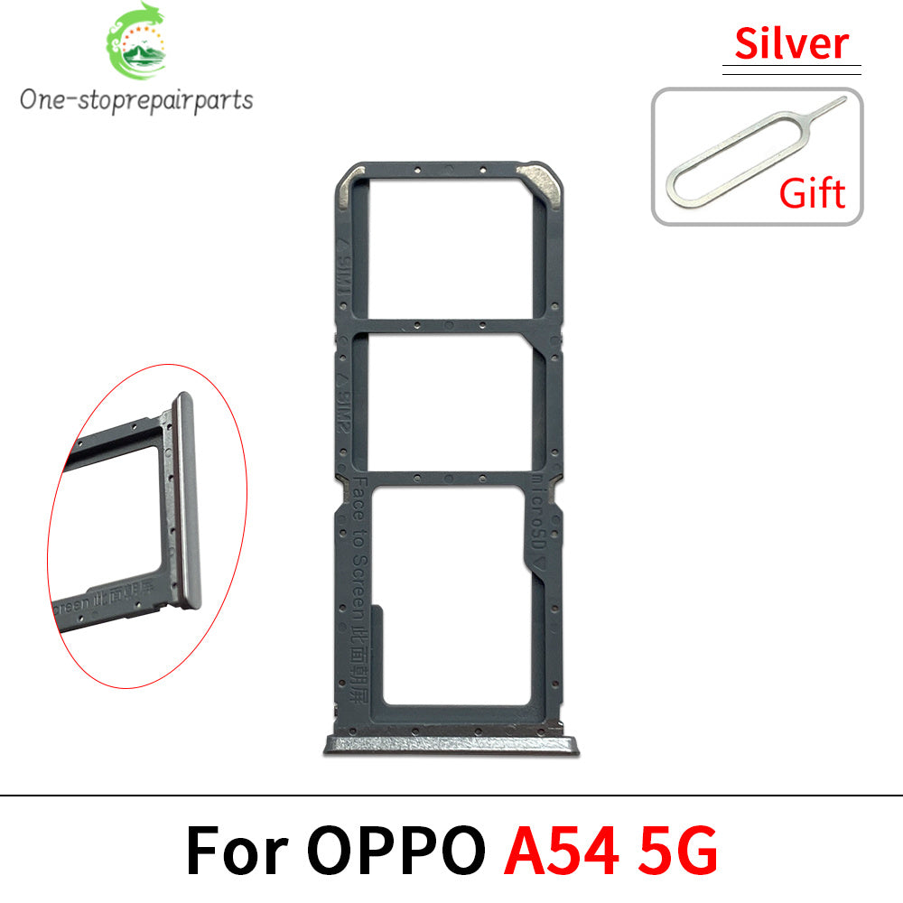 10Pcs, SIM Card Tray Slot Holder For OPPO A52 A53 A54 A55 A57 A58 4G 2022 Replacement Parts OPPO phone repair parts