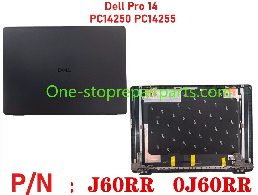 Dell Pro 14 PC14250 PC14255  lcd back cober uppler palmrest bezel bottom hinge cover keyboard touchpad 0K2C6C 0DK0V6 0MCMRV