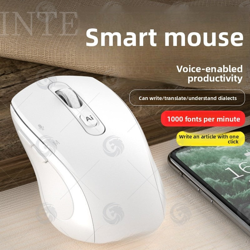 Source Type-C charging port AI voice metal roller dual-mode charging wireless Bluetooth 2.4G mouse