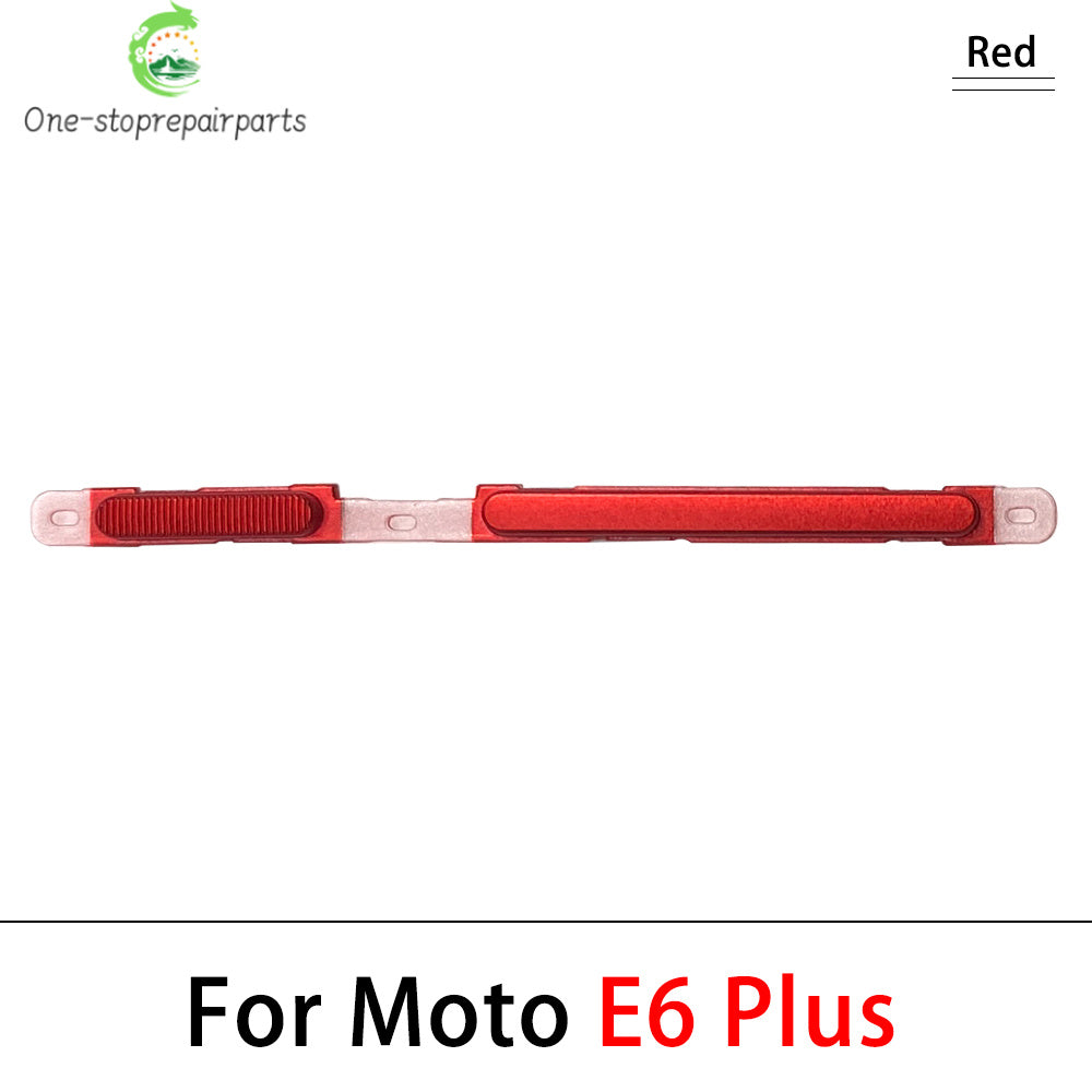 New For Motorola Moto E5 E6 E6s Plus E7 Power Power Button + Volume Side Button Replacement Parts Motorola phone repair parts