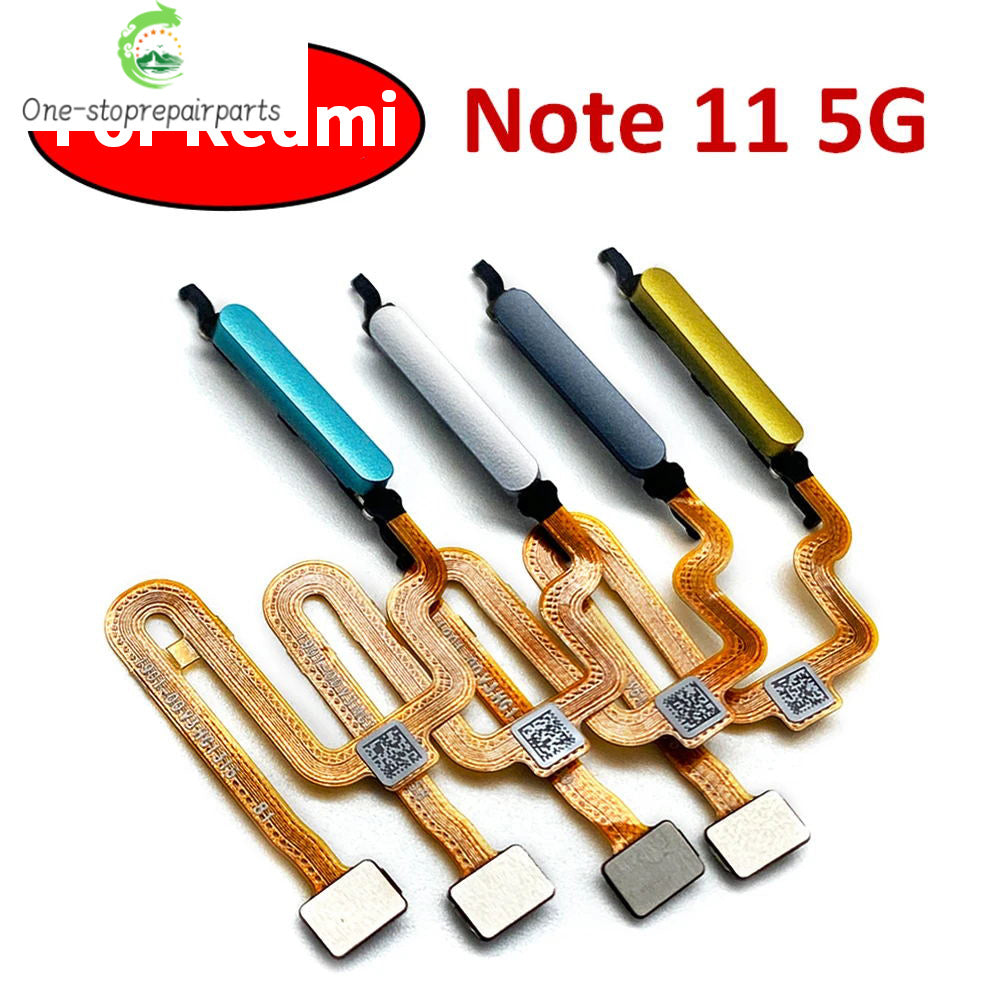 New Home Button FingerPrint Touch ID Sensor Flex Cable For Xiaomi Poco M4 Pro 4G 5G / Redmi Note 11 11s Pro Plus 4G 5G  Xiaomi  Xiao mi phone repair parts
