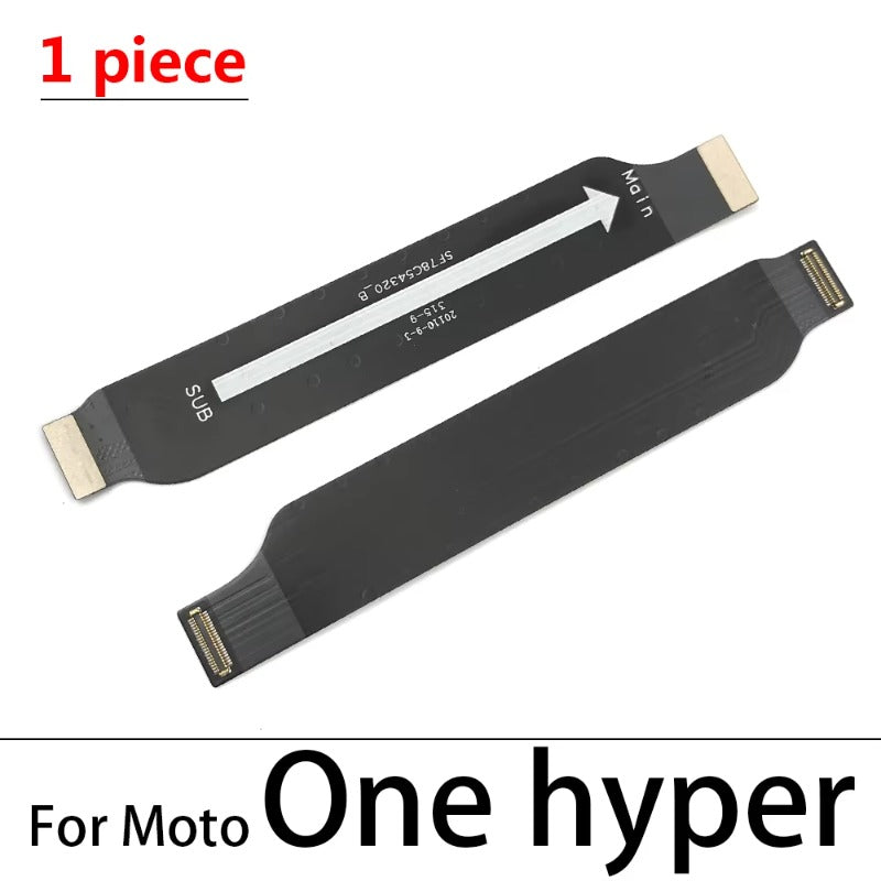 10pcs Main Board Mainboard Connect Flex Cable For Motorola Moto G8 G9 Plus Play Power One Hyper Macro Vision Fusion Plus Motorola phone repair parts
