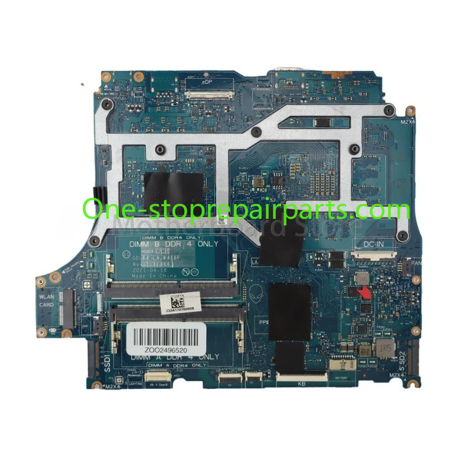 Laptop Motherboard For Dell G15 5511 Notebook LA-K455P With CPU i5-11260 i7-11800H GPU RTX3050 4G Motherboard 100% Test Dell laptop repair parts