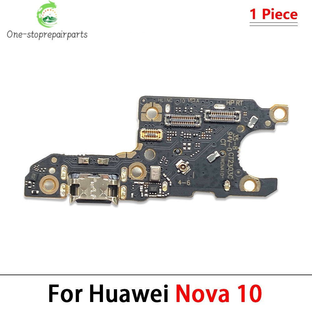 USB Charging Port Mic Microphone Dock Connector Board Flex Cable For Huawei Honor X7 X7A Nova 10 Se Y60 Y61 Y70 Y71 Y90 Huawei phone repair parts