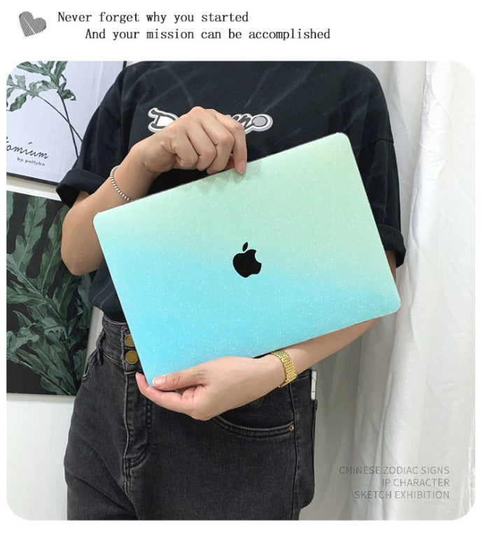 Frosted gradual change color protective case for MacBook Air Pro 11 "12" 13 "14" 15 "16" Neo A3404 A3426 A3427 A3428 A3429 A3449 A3448 A3434 A3403 A3186 A3402 A3401 A3112 A3185 A3114 A3241 A3113 A3240 Laptop accessories