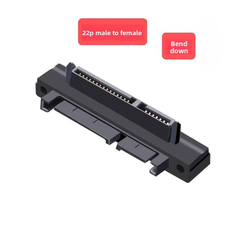 6Gbps SATA 22P SAS SFF-8482 22 Pin to 7 Pin +15 Pin SATA Hard Disk Drive Raid Converter SATA 7+15 22P Data Transfer Computer SSD Adapter repair tools