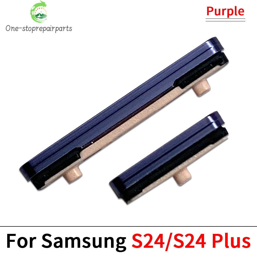 New For Samsung S22 S23 S24 Plus Ultra 5G Power Button + Volume Side Button Key Replacement Parts Samsung phone repair parts
