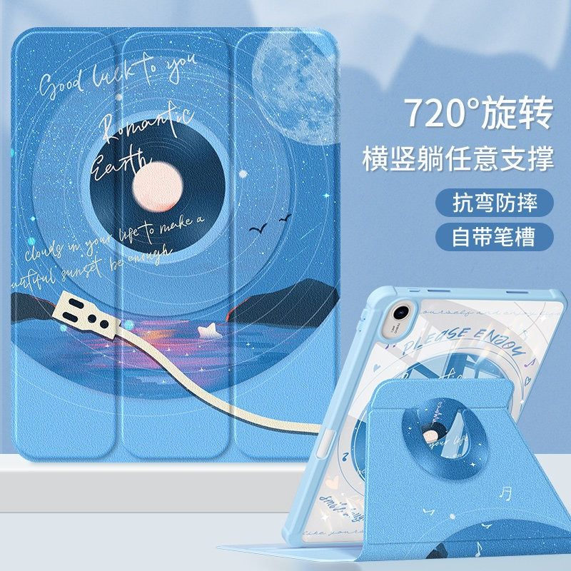 For Huawei matepadair protective case matepad11 flat case 2023 new matepadpro10.8 anti-bend 11.5 inch se acrylic 10.4 all-inclusive anti-drop Tablet Accessories