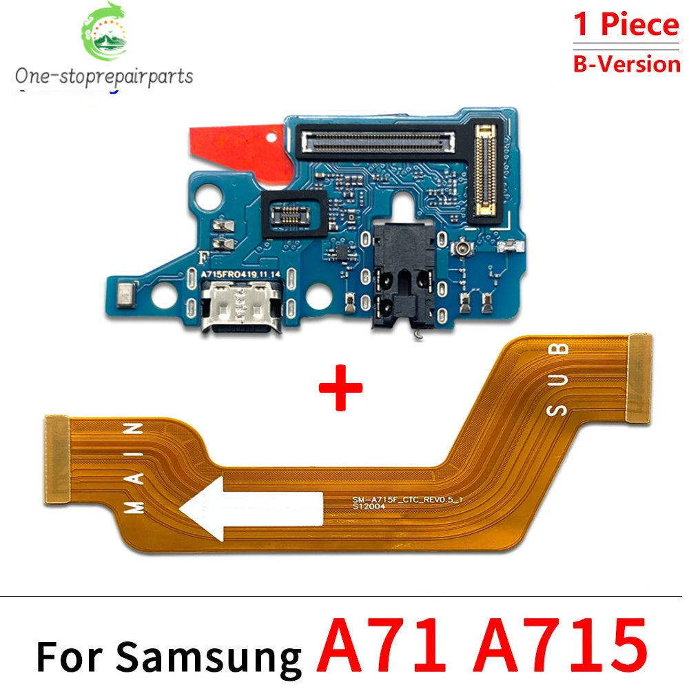 10Pcs, USB Charger Charging Dock Port Connector Main Flex Cable For Samsung A10 A20 A30 A50 A70 A31 A51 A71 A10s A20s A30s A21s Samsung phone repair parts