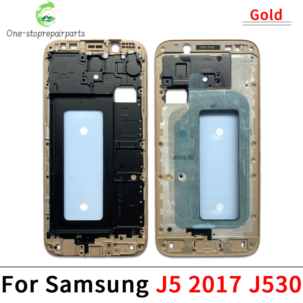 Middle Frame Front Bezel Cover Chassis Housing Back Plate LCD Holder For Samsung J4 J5 J6 J7 Prime Plus Core 2017 J530 J730 J610 Samsung phone repair parts