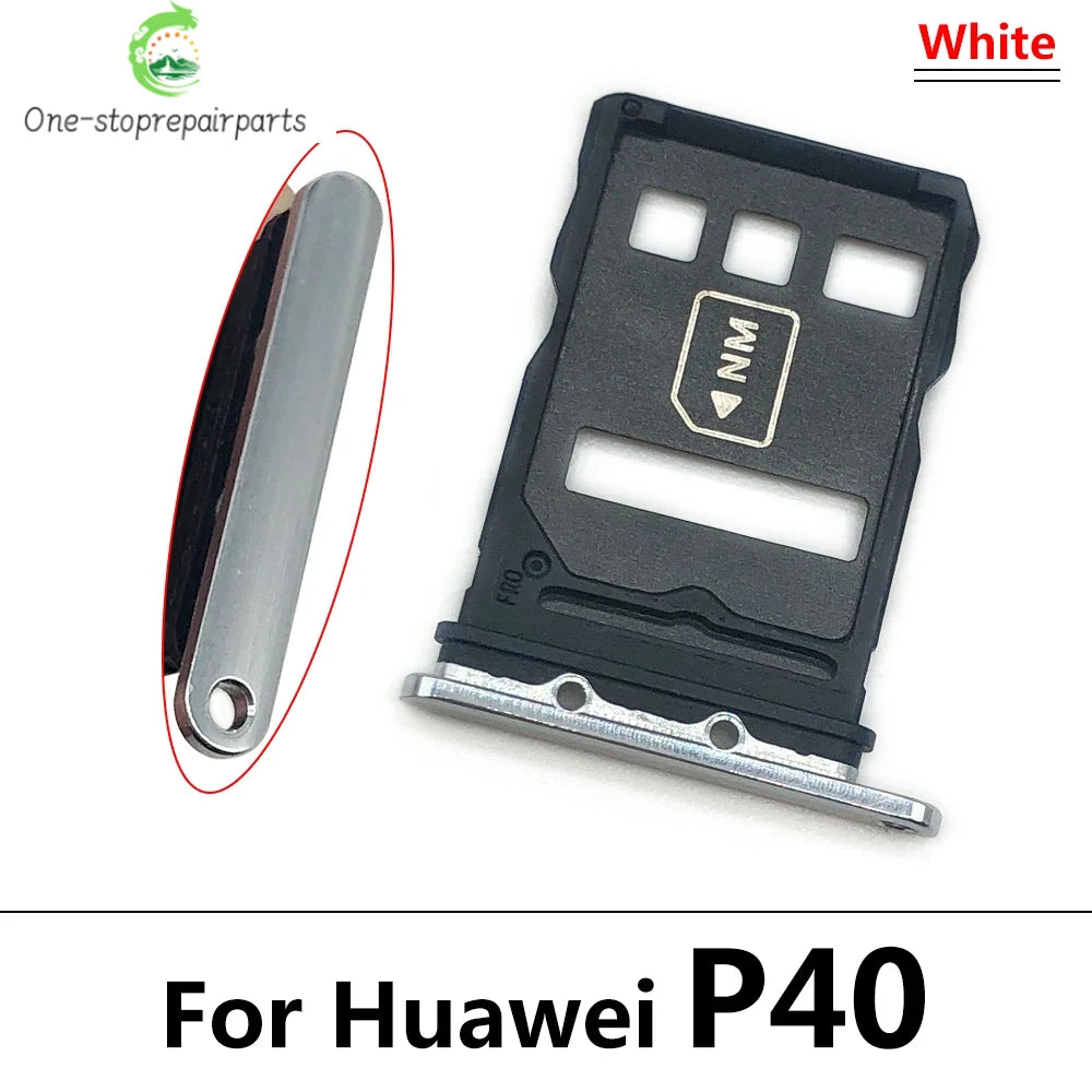 New SIM Card Tray Slot Holder For Huawei P40 P30 Lite Pro Replacement Parts Huawei phone repair parts