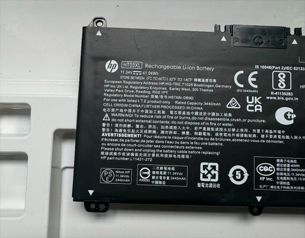 Genuine New battery for HP TPN-Q207 Q208 HT03XL L11119-855  HP Pavilion 17-CA 17-BY 15-DA 15-DB 15-DW 15-DY 14-CE 14-CF 14-DF 14M-DH0003DX 14M-DH1003DX TPN-I130/Q207/Q208/Q209 14-ce0027TX HP laptop repair parts