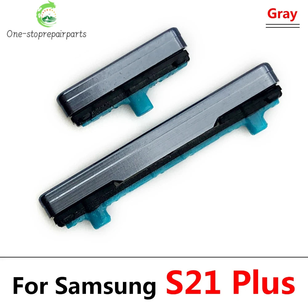 New Side Volume Button Power ON / OFF Buttton Key Set For Samsung S21 Plus Ultra Fe Replacement Parts Samsung phone repair parts