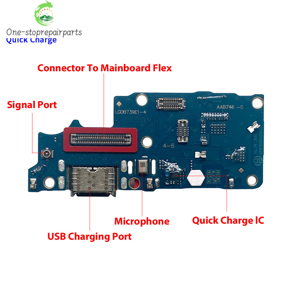 10Pcs, USB Charging Port Microphone Dock Connector Board Flex Cable For OPPO Realme 8 8i 10 11 12 14 Pro Plus Note 50 60 4G 5G Realme phone repair parts
