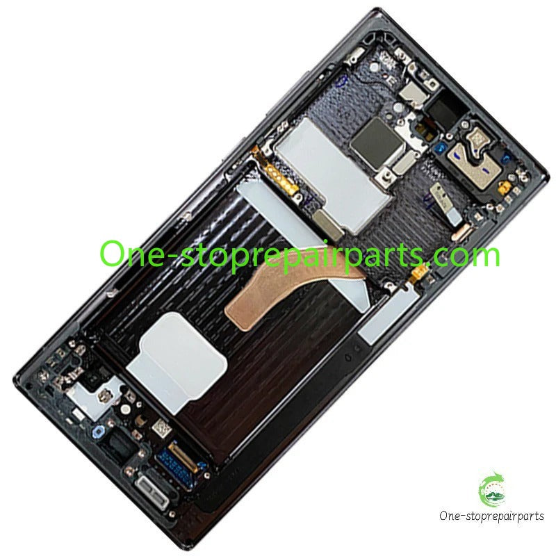 Samsung S22Ultra lcd screen Assembly with frame S908 curved 5G LCD  display touch screen