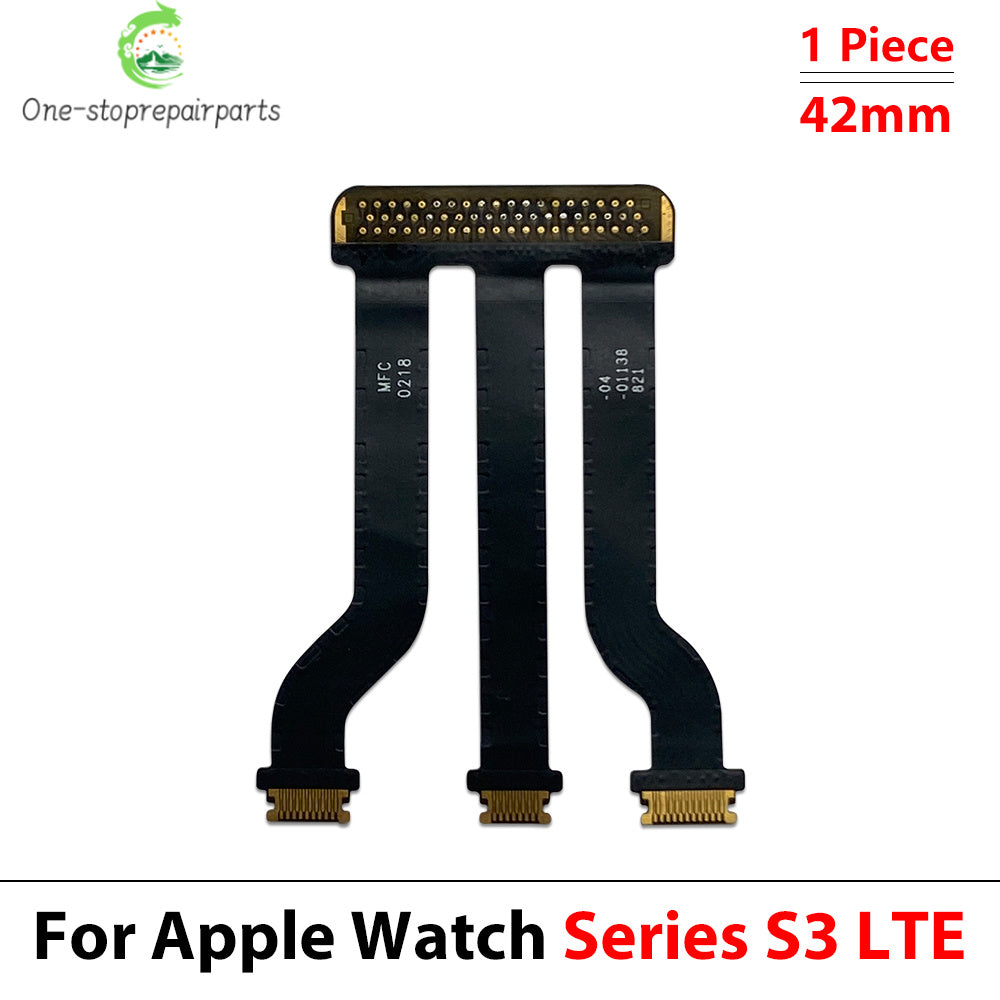 LCD Touch Display Screen Motherboard Connector Flex Cable For Apple Watch Series S3 GPS LTE S4 S5 S6 S7 S8 SE 38/42/40/41/44 MM  iWatch repair parts