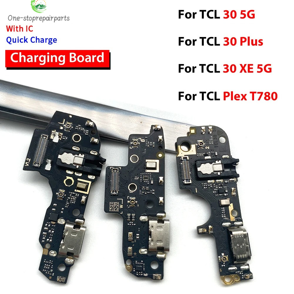 For TCL 30 SE Plus XE Plex T780H Revvl V Plus 5G USB Charging Port Dock Charger Plug Connector Board Flex Cable  TCL phone repair parts