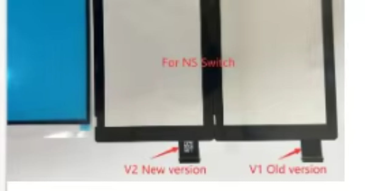 Original Replacement TOUCH for NS  Switch V1 or V2 LCD Touch Screen Digitizer +Adhesive Strips Sticker Game console repair parts