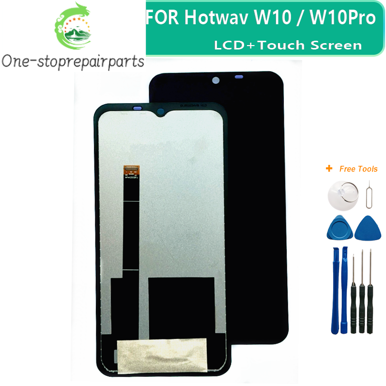 6.53" Tested Well For Hotwav W10 / W10 Pro LCD Display + Touch Screen Glass Panel Replacement For Hotwav W 10 Pro LCD Display Other Brand Phone repair parts