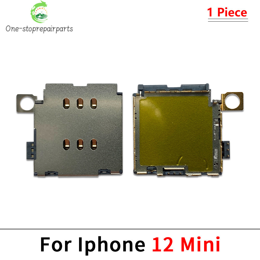 SIM Card Tray Socket Slot Adapter Connector Reader Flex Cable Dual SIM Card For iPhone 11 12 13 14 15 Pro Max Plus Mini iPhone phone repair parts