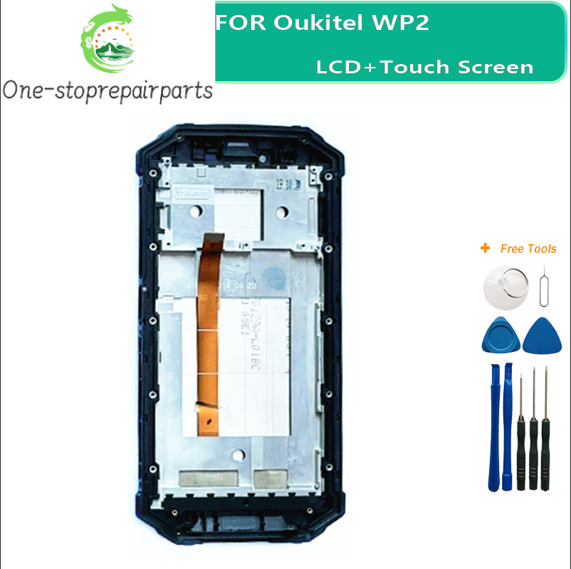 6.0" Original For Oukitel WP2 LCD Display Touch Screen Assembly With Frame 100% Test For Oukitel WP 2 Mobile Phone Screen +Tools Other Brand Phone repair parts