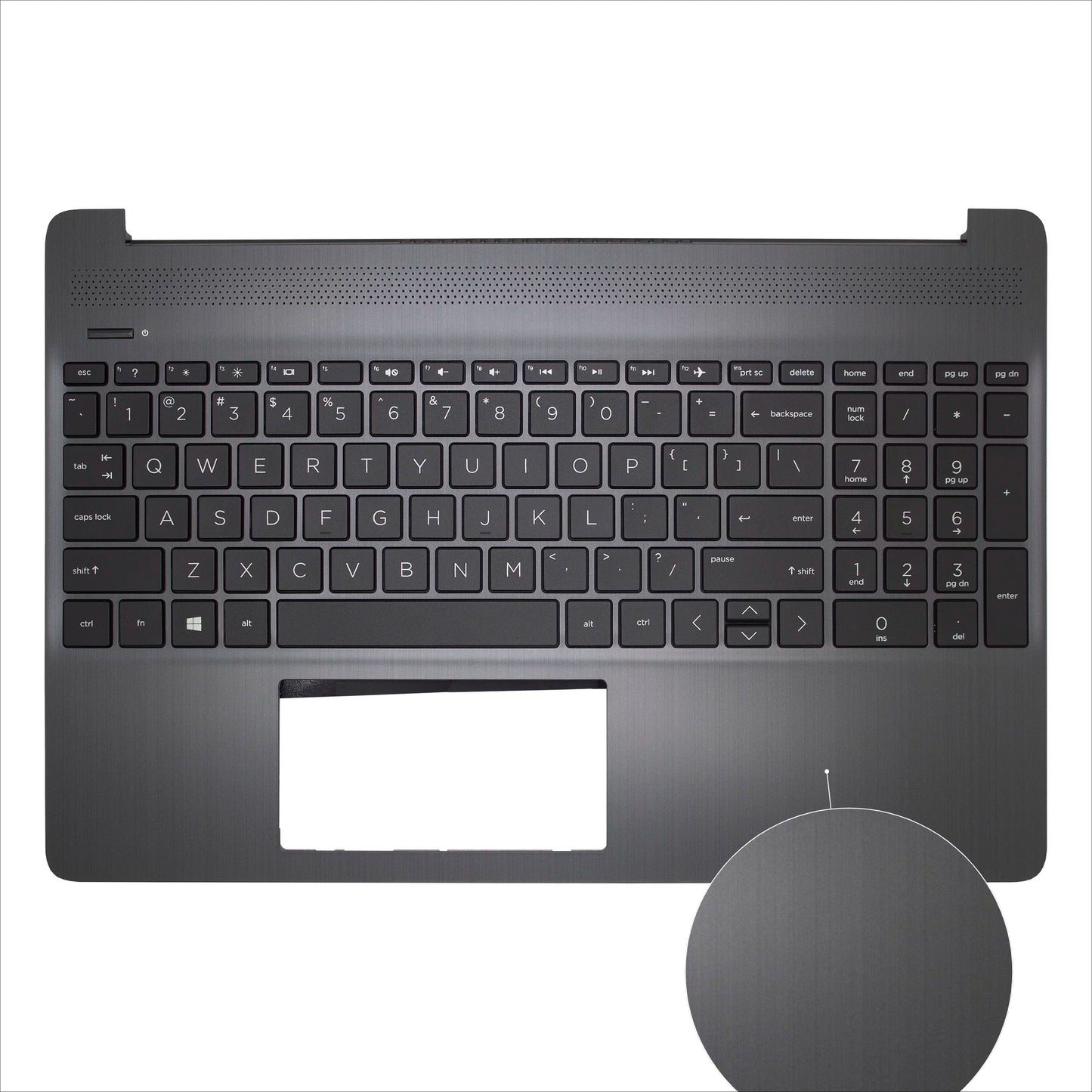 Upper cover case keyboard for  HP 15-EF DY 15s-EQ FQ TPN-Q222 Top case plamrest  L63579-001 touchpad