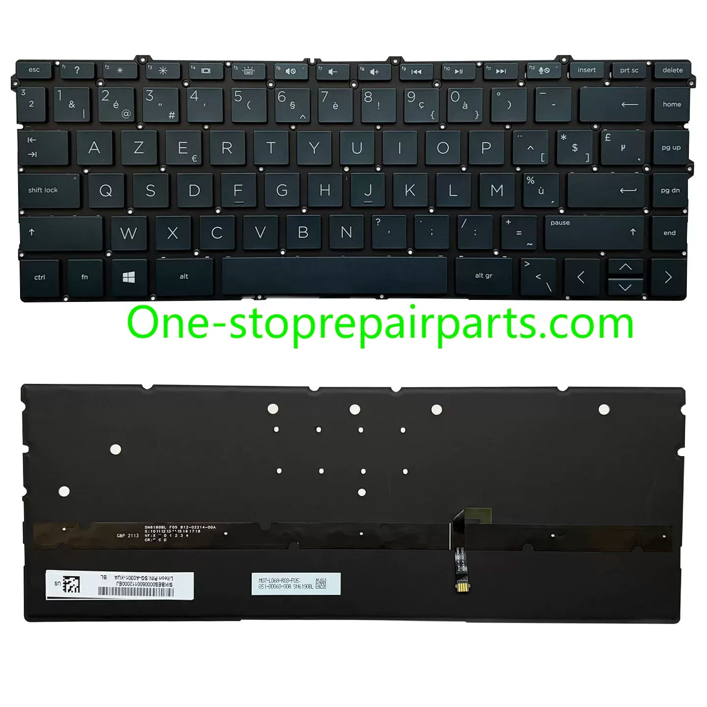 Upper Keyoard  for HP Spectre X360 13-AW TPN-Q225 UK/SP/RU/LA US