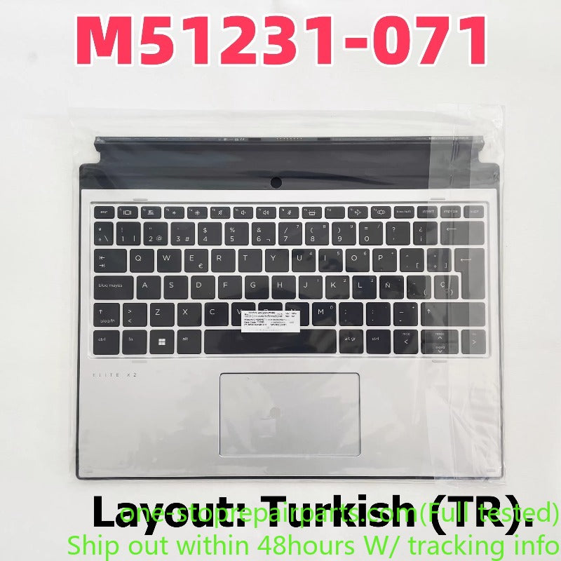Detachable Keyboard for HP ELITE X2 G8 G4 M51231-001/DH1/AD1/DB1/161/071 Premium Detachable folio keyboard tablet touchpad