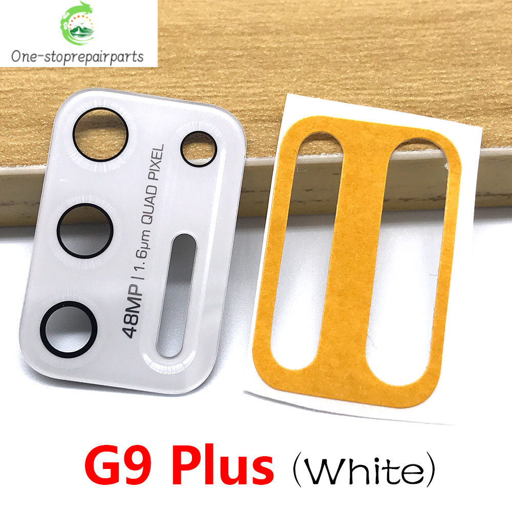 10Pcs/Lot,  Camera Glass For Motorola Moto G8 G9 Plus Play Power Lite Rear Back Camera glass Lens With Glue Adhesive Motorola phone repair parts