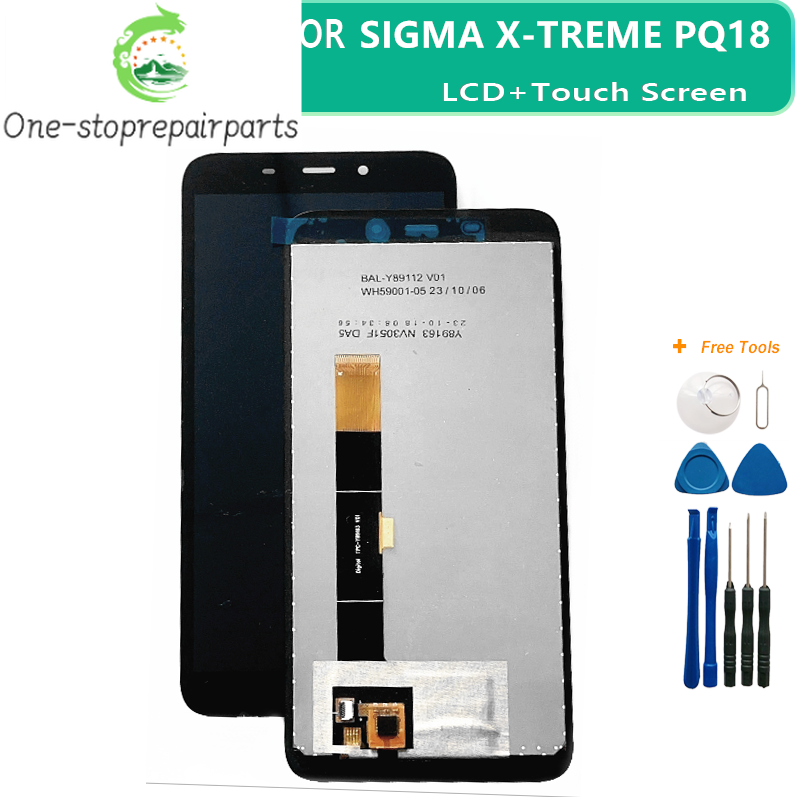 New Original Touch Screen 5.93" Original LCD Display Assembly Replacement For SIGMA X-TREME PQ18 LCD Smart Phone Other Brand Phone repair parts