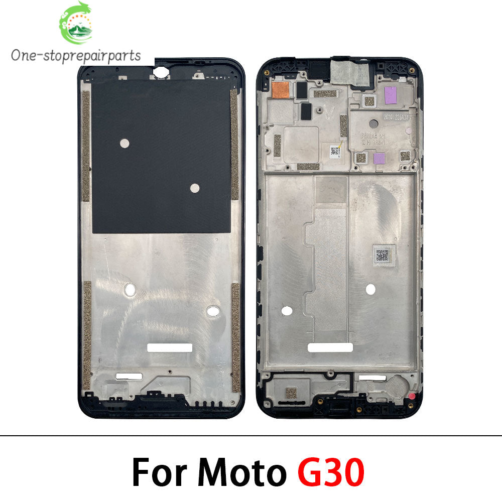 New For Motorola Moto G10 G20 G30 G50 G60 G60S G100 G200 Housing Middle Frame Bezel Plate Cover Motorola phone repair parts