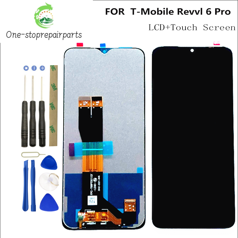 Mobile T-Mobile REVVL 6 Pro Phone LCD Display For T-Mobile REVVL 6 Pro LCD Display Touch Screen Digitizer Assembly +Tools Other Brand Phone repair parts