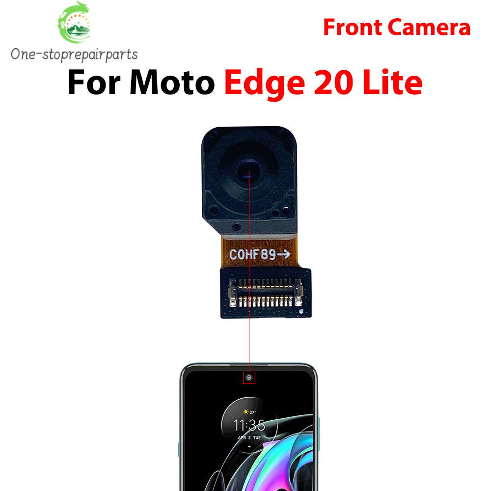 Front Camera Flex Front Back Rear Camera Module Flex Cable For Motorola Moto Edge 20 30 40 50 Neo Fusion Lite Pro Motorola phone repair parts