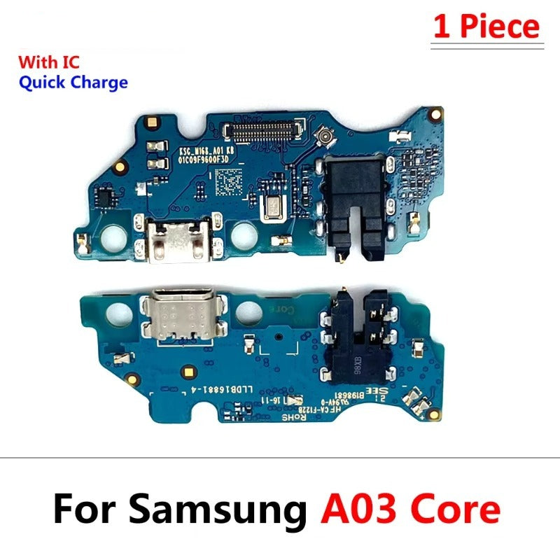 10Pcs USB Charger Charging Port Dock Connector Board Flex Cable For Samsung A10S A20S A30S A50S A21s A12 A02s A03s A03 Core Samsung phone repair parts