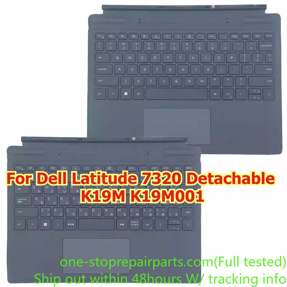 Detachable keyboard for Dell Latitude 7320 Detachable tablet 2-in-1 magnetic keyboard K19M K19M001  07MM01 00Y5KR